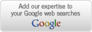 Click to add our expertise to your Google search results